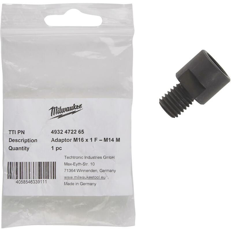 ADAPTER BOOR VOOR SLIJPER   4932472265   MILWAUKEE