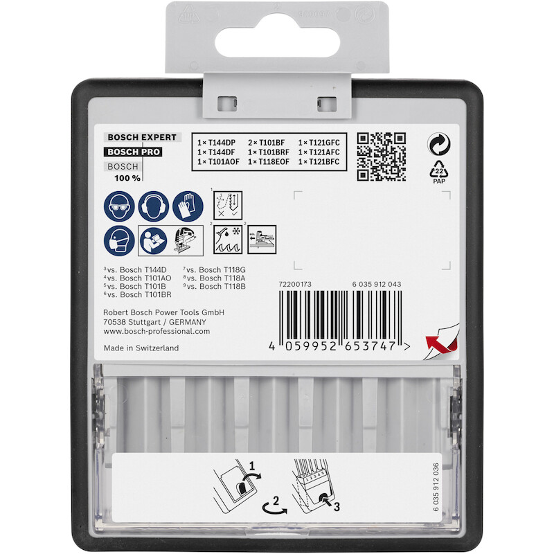 DECOUPEERZAAGBL.SET HO/MET. 2607011943 (10ST)BOSCH