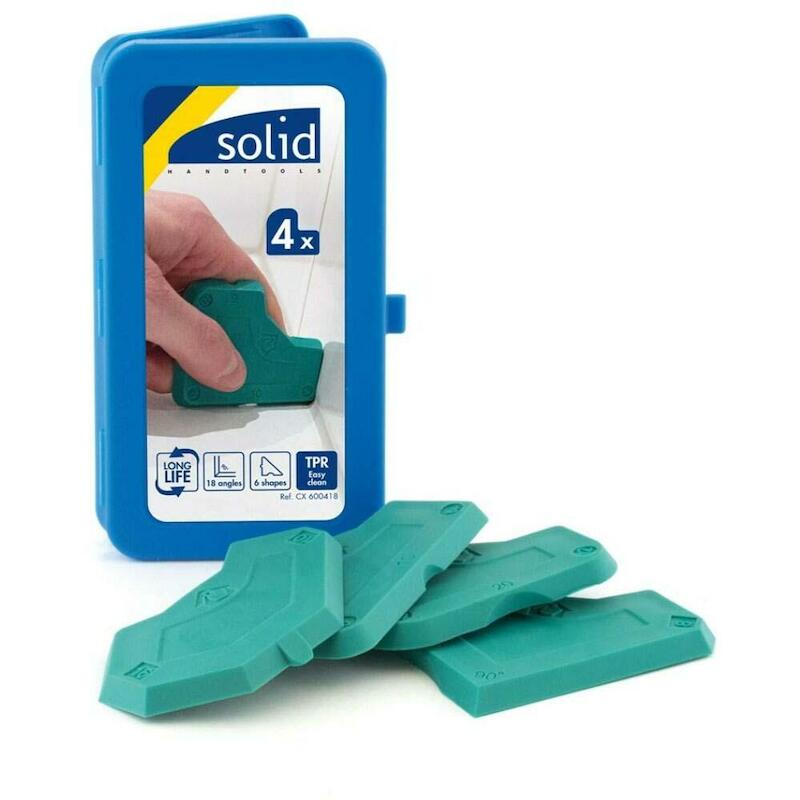 Solid - CX 600418 - Silicone joint smoothing spatulas - 18 angles - 4 pieces - 03289082