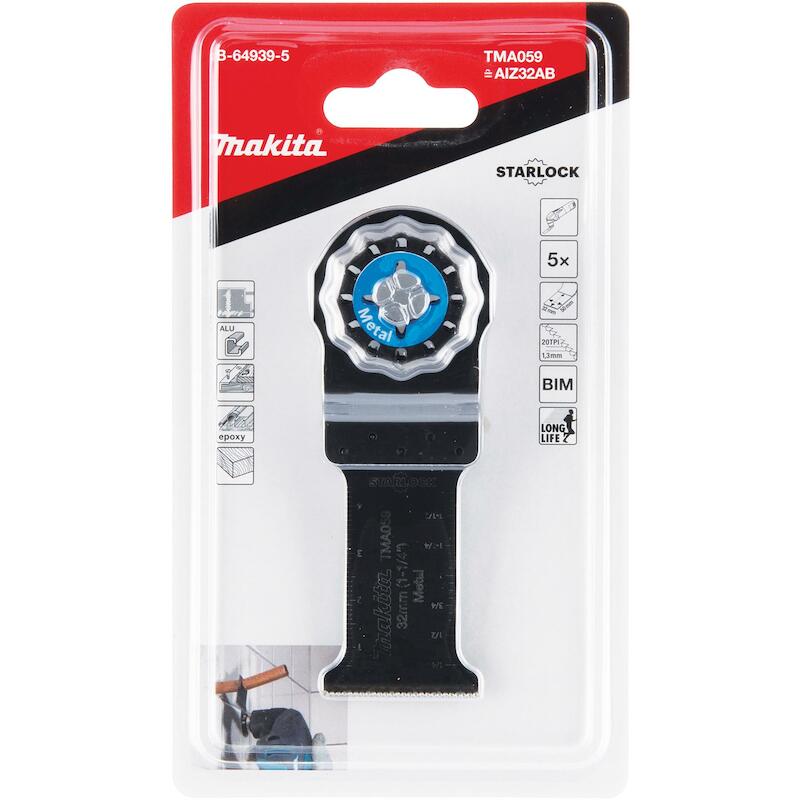 LAME PLONGEANTE BIM MÉTAL TMA059 - B-64939-5 - MAKITA