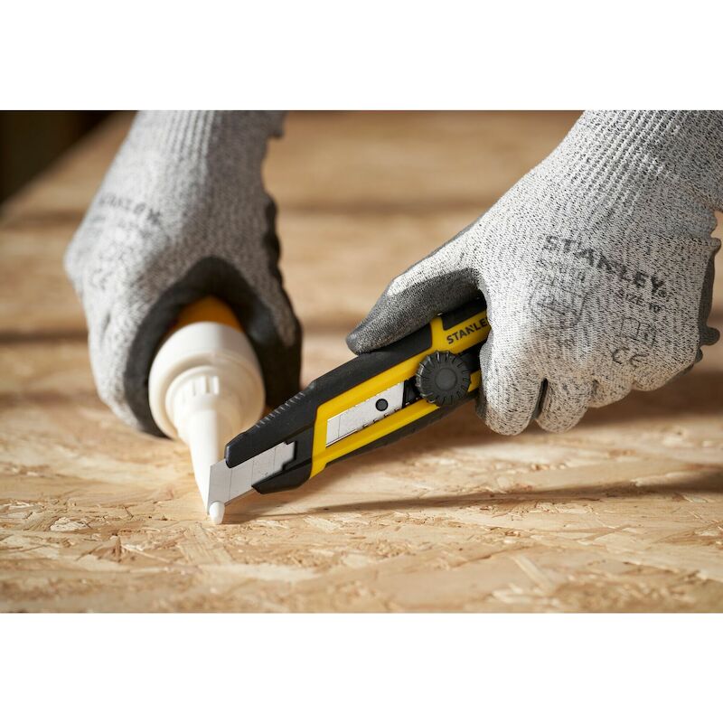 Stanley - Snap-off knife - STHT10500-0 - mpp Quick Snap - with locking wheel - 18 mm - 03305808