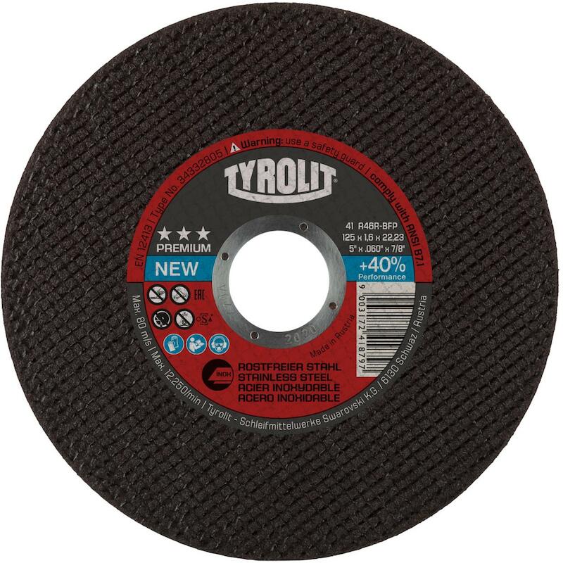 DISQUE TRONÇ. 125X1,0X22,23 PREMIUM        TYROLIT