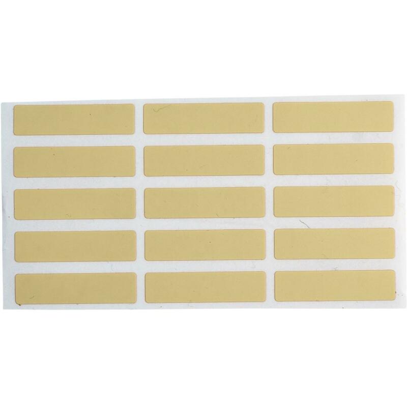 ETIQUETTE MAT AMBRE         132464(10000)25,4X6,35
