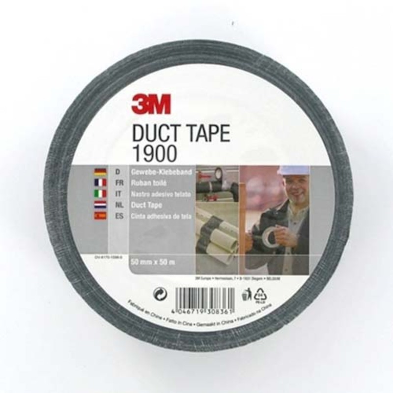 DUCT TAPE NOIR              1900 50MM X 50M     3M