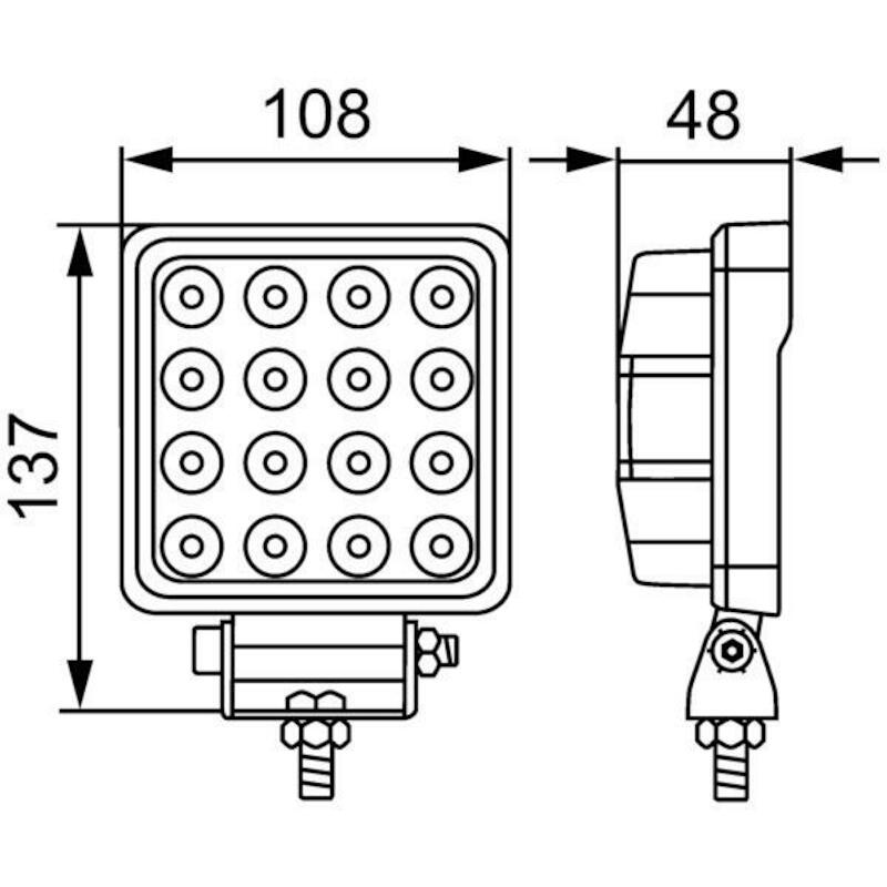 PROJECTEUR DE TRAVAIL LED   1GA 357 106-022  HELLA