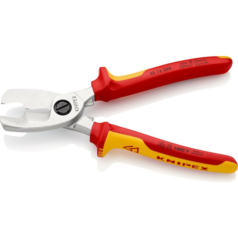 COUPE-CÂBLES DOUBLE TR.VDE  95 16 - 200MM   KNIPEX