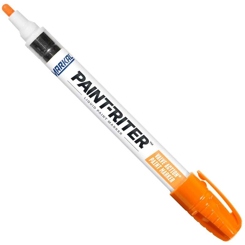 MARQUEUR PEINTURE ORANGE-FL.VALVE ACTION    MARKAL