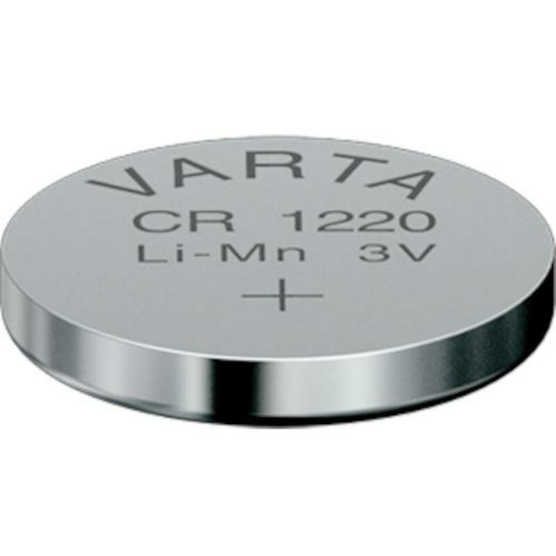 PILE BOUTON LITHIUM 3V 12,5X2  CR1220        VARTA