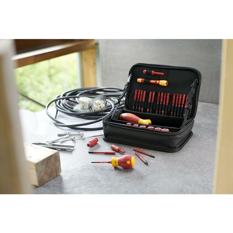 GEREEDSCHAPSET SLIMVARIO ELECTRIC ASSORTI 32-DELIGINCL. FUNCTIONELE TAS - 7209NK2002 - WIHA
