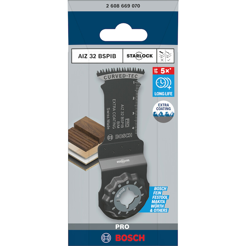 Bosch - Plunge cut blade - pro aiz 32 bspib - Starlock - 32 x 50 mm - 08120339