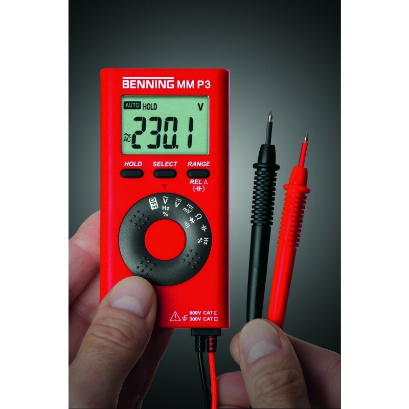 Benning - Pocket digital multimeter - MM P3 - 600 V - 02363774