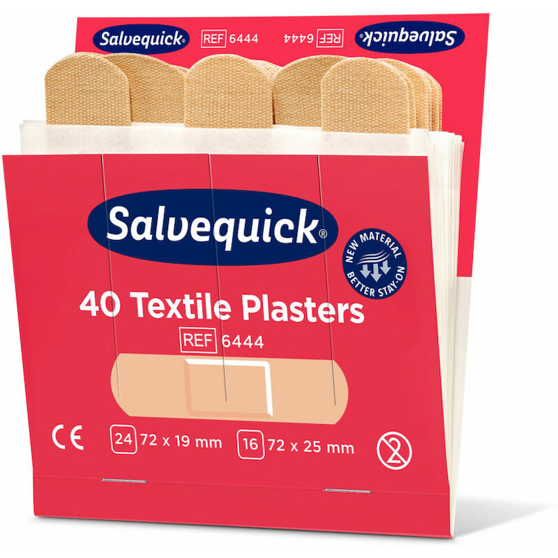 TEXTIELPLEISTER ASS.        6444    (6X40ST) SALVE