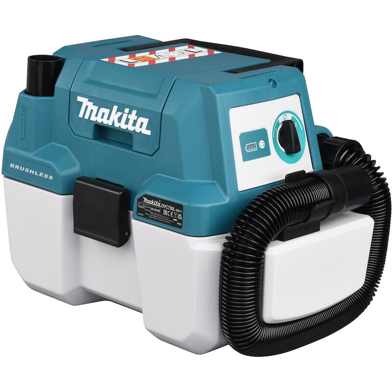 Makita - DVC750LZX3 - Cordless wet and dry vacuum cleaner - lxt - 18 V - 7.5 l - dust class L - body - 08152494