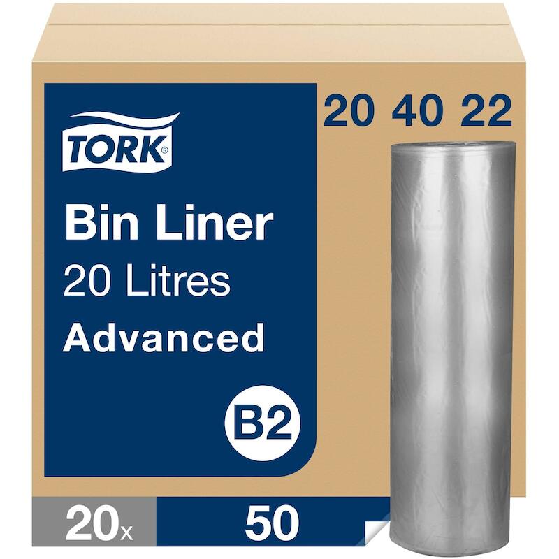 SAC POUBELLE LINER 20L      204022 -100PC  B2 TORK
