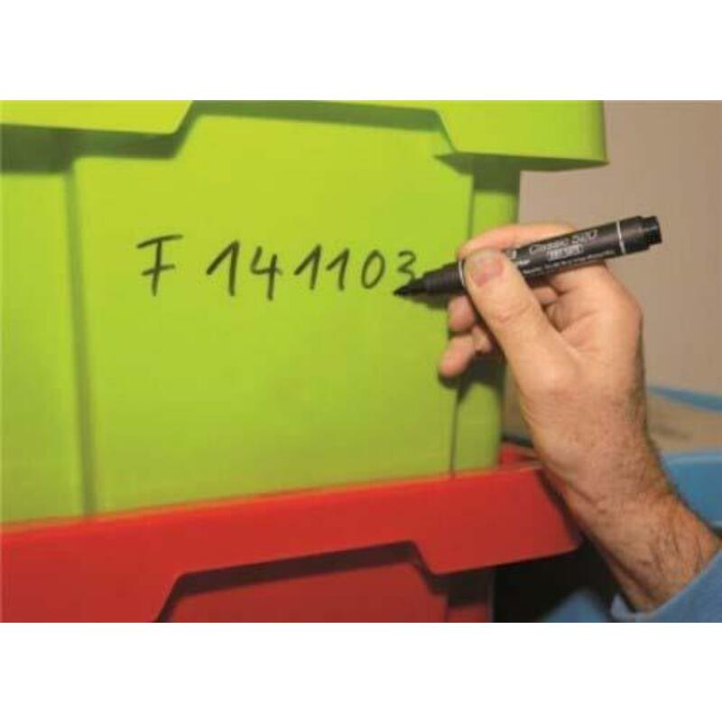 VILTSTIFT PERMANENT ZWART   521/46 AFGESCH.   PICA
