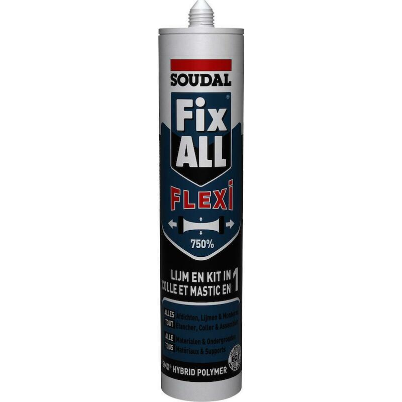 LIJM - SOUDAL FIX ALL FLEXI - GRIJS KOKER 290 ML