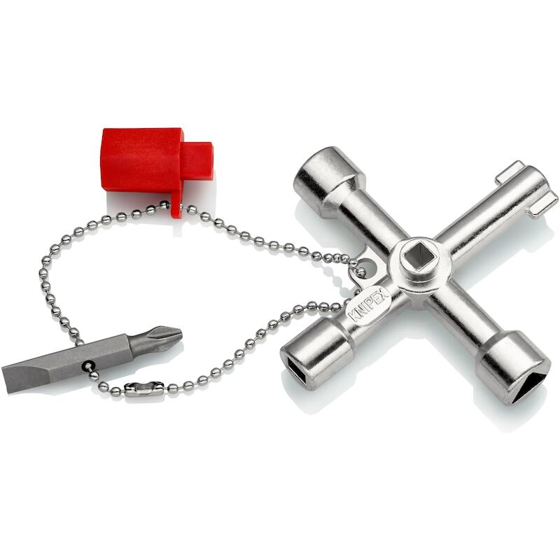 KNIPEX 1103 SCHAKELKASTSLEUTEL VOOR ALLE STANDAARDSCHAKELKASTEN EN AFSLUITSYSTEMEN 76 MM