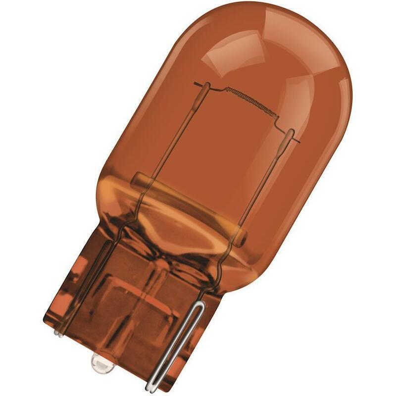 OSRAM 7504 LAMPEN 12V 21W  ORANJE W3X16D