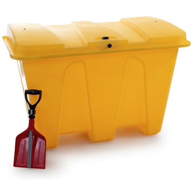 BAC À SEL JAUNE 500L        1265X855X830MM PLASTIB