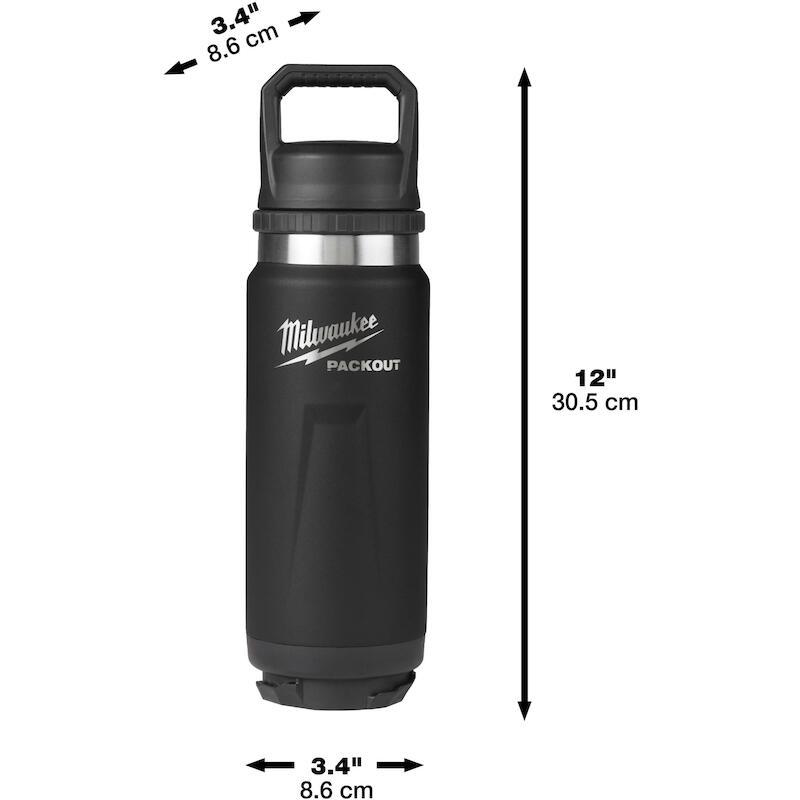 BOUTEILLE THERMOS NOIR PO   4932493992 532ML MILWA