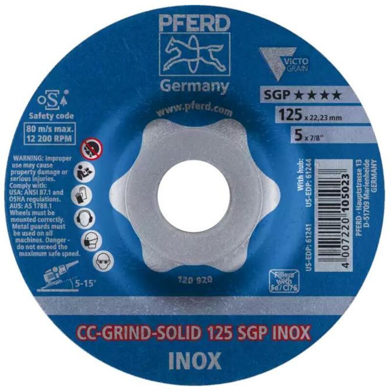 DISQ. ÉBARBER 125X22,23     CC-GRIND-SOLID SG PFER