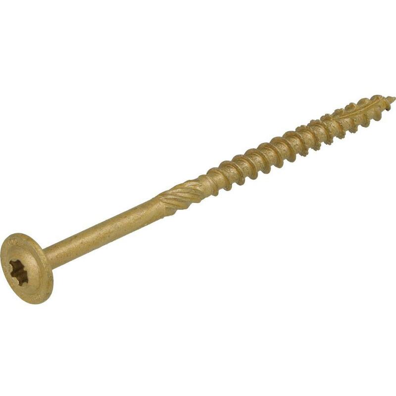 HOUTBOUWSCHROEF TX30 TK DD 6,0X100/50MM AR-BRONS