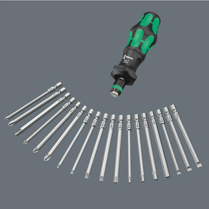 BITSCHROEVENDR. 1/4" KRAFTF 826 T TURBO       WERA