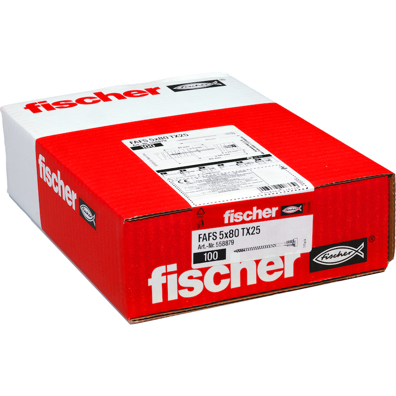STELSCHROEF FAFS 5X80MM     558879         FISCHER