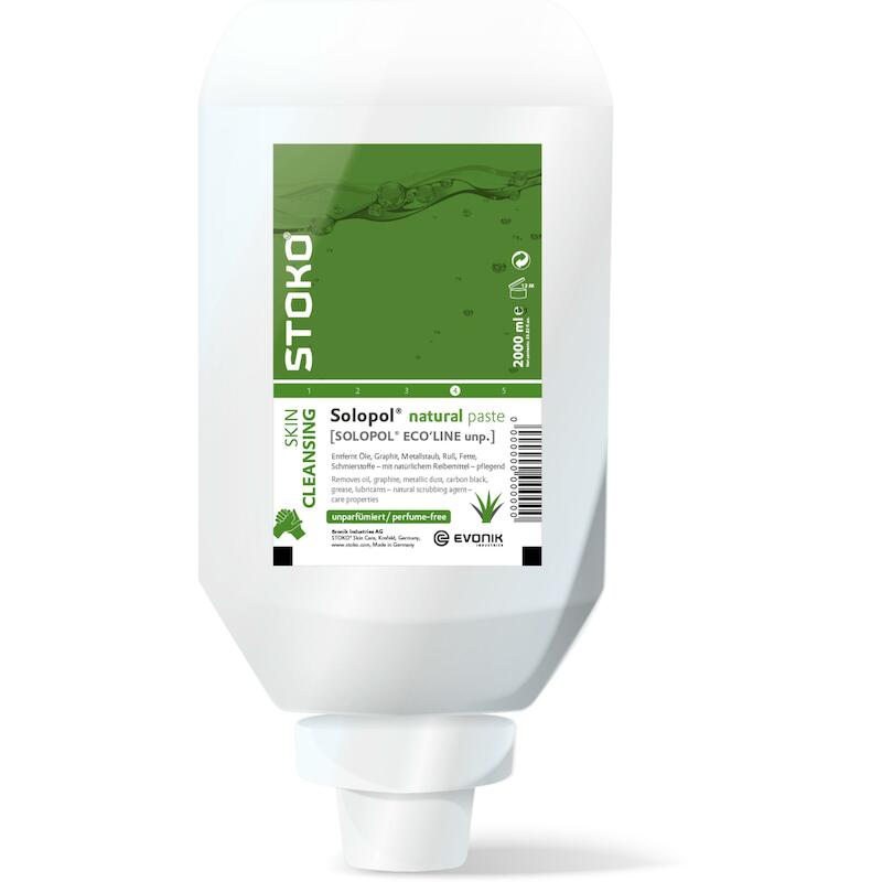 HUIDREINIGER HANDEN - STOKO LEGACY SOLOPOL NATURALPF - PASTA 2000 ML