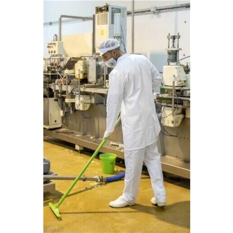 VLOERTREKKER - VIKAN 7140/3 - TPE RUBBER BLAUW 400MM