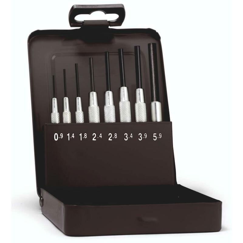 DOORSLAGSET 8K. 0,9-5,9MM    457 100 5 (8ST)RENNST