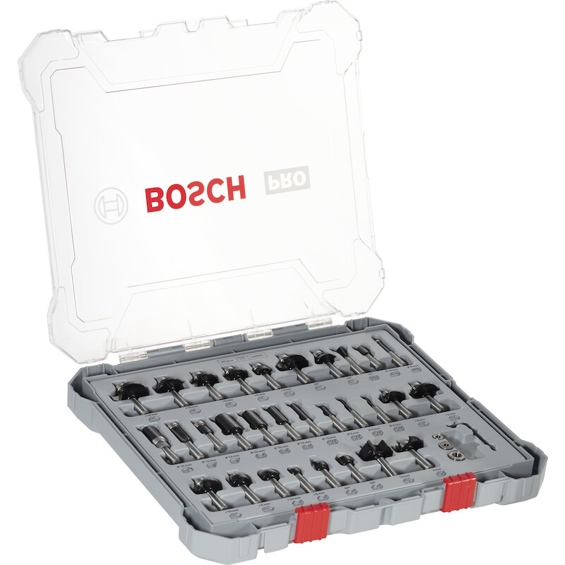 JEU DE FRAISES MIXTES 8MM   2607017475 (30PC)BOSCH