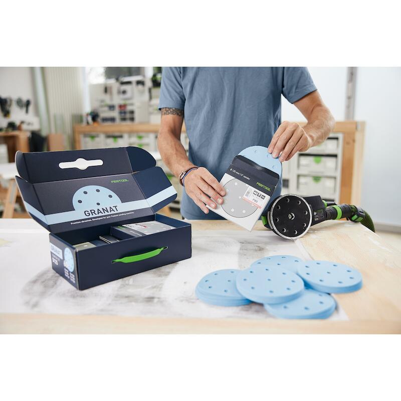 JEU DISQUES ABRAS. 125MM    578668 GRANAT  FESTOOL