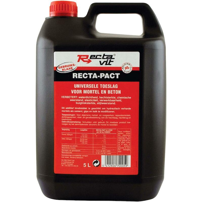 ADJUVANT PR MORTIER ELAST   RECTA-PACT    5L RECTA