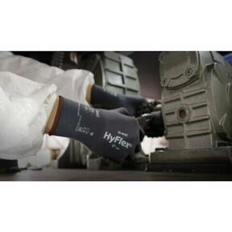 GANT HYFLEX GRIJS/ZWART     11-840       10 ANSELL
