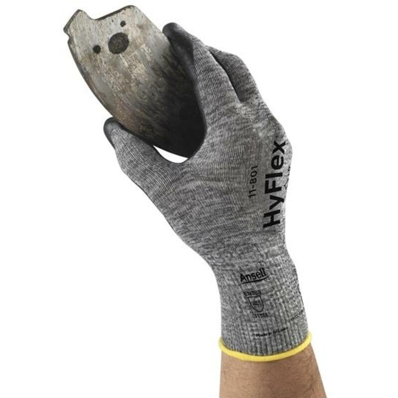 Ansell - Werkhandschoenen - Hyflex 11-801 - Maat 8 - Nitrilschuim gecoat - en 388: 2003 (3131) - 91082750
