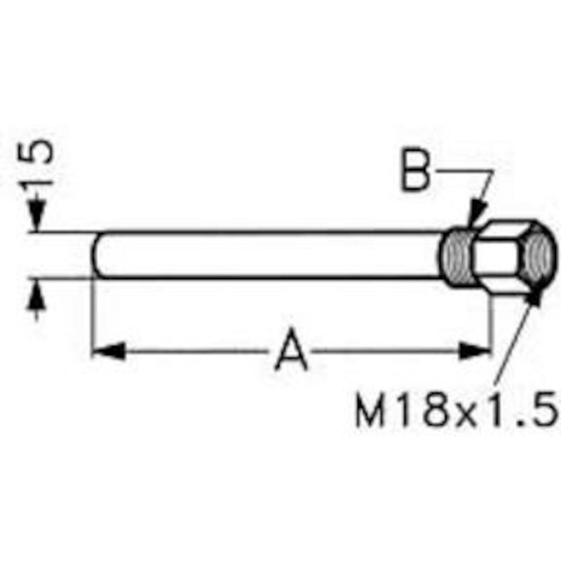 ZAKBUIS KOPER KPS/CAS 65MM.    060L326566 1/2" NPT
