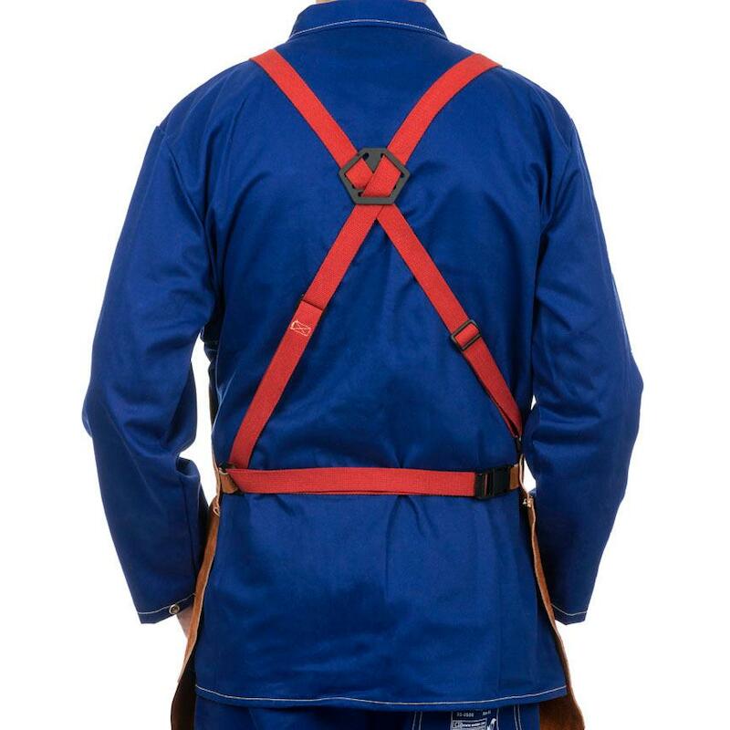TABLIER SOUDEUR CUIR        44-7142 BRUN    WELDAS