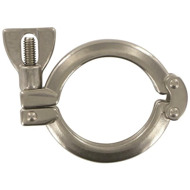 SCHARNIERKLEM ENKEL DN50,5 TRICLAMP  RVS-CLAMP