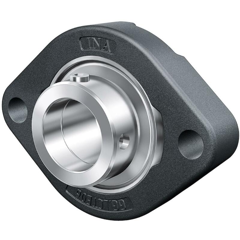 Ina - 2-bolt flanged housing unit - FLCTE25-XL - oval - shaft ø 25 mm - 01190158