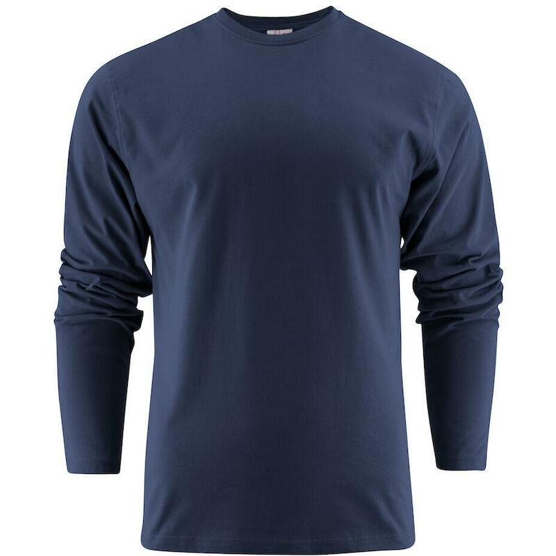 T-SHIRT MANCHE L.COTTON PES HEAVIER PRO BLEU   XL