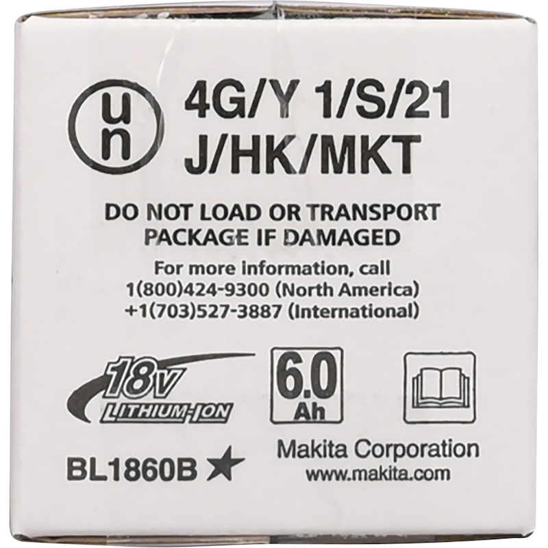ACCU LXT® 6,0 AH BL1860B - 197422-4 - MAKITA