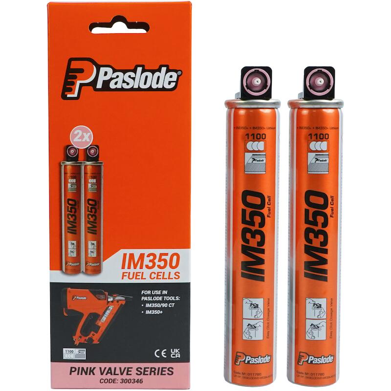CARTOUCHE À GAZ ROSE IM     300346    (2PC)PASLODE