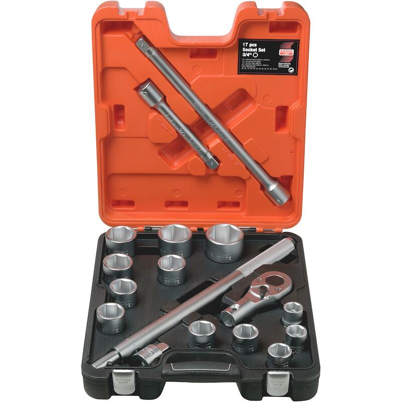 HANDDOPPENSET 6-K. 3/4"     SLX17 (17ST)     BAHCO
