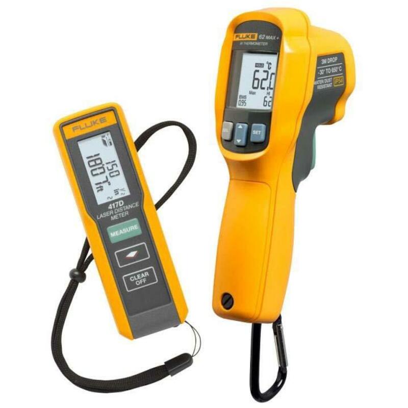 LASERAFSTANDSMETER+THERMOM. FLUKE-417D/62MAX KIT
