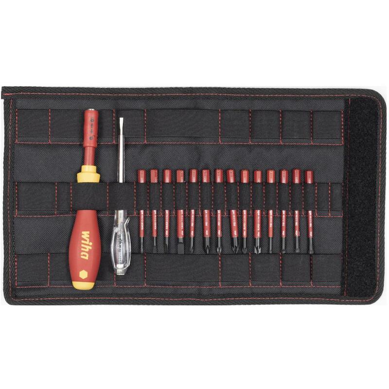 TOURNEVIS AVEC PORTE-EMBOUT SOFTFINISH ELECTRIC SLIMVARIO POUR EMBOUTS SLIMBIT - 2831T16 - WIHA