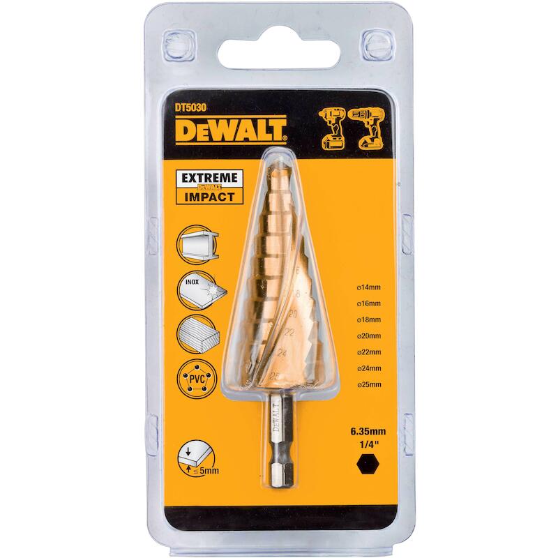 FRAISE ÉTAGÉE IMPACT 14-25  DT5030-QZ       DEWALT