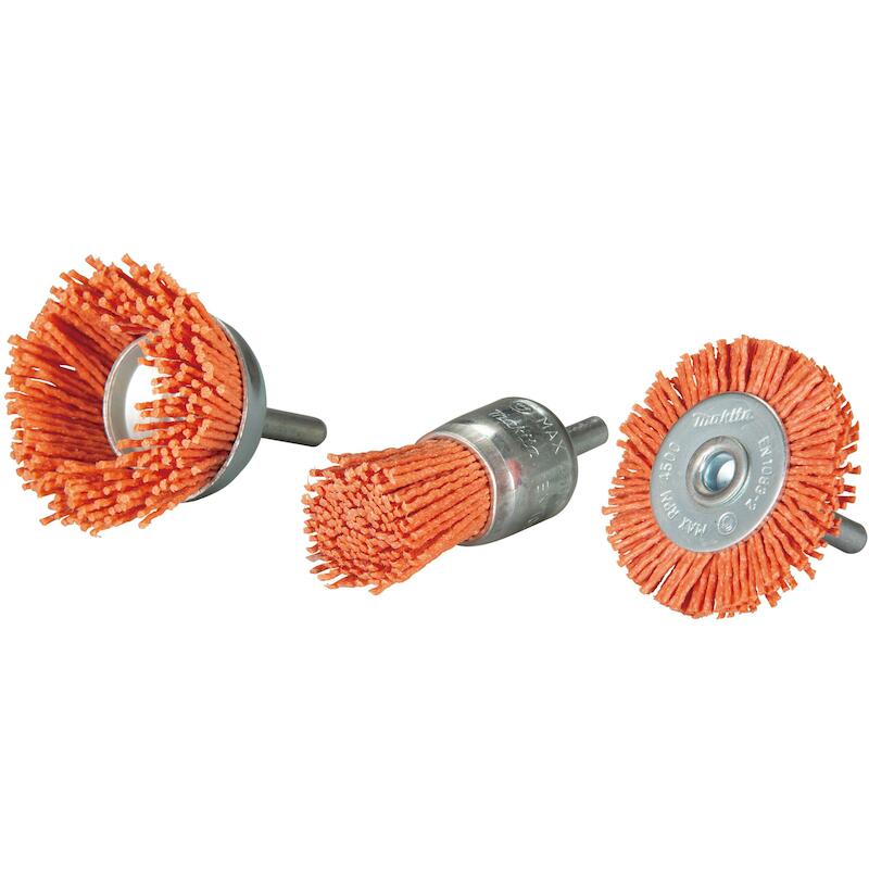 JEU BROSSES S/TIGE S6 P80   D-70742 NYLON (3PC)MAK