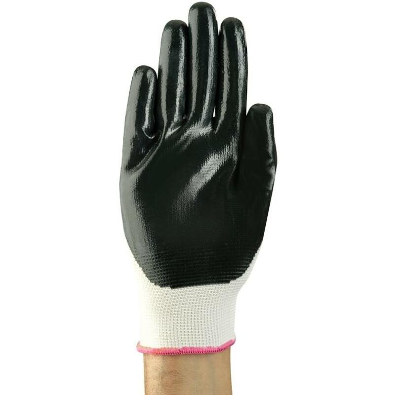 GANT HYFLEX NOIR/BLANC      11-944       10 ANSELL