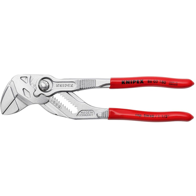 PINCE-CLÉ MULTIPRISE        86 03 - 180MM   KNIPEX
